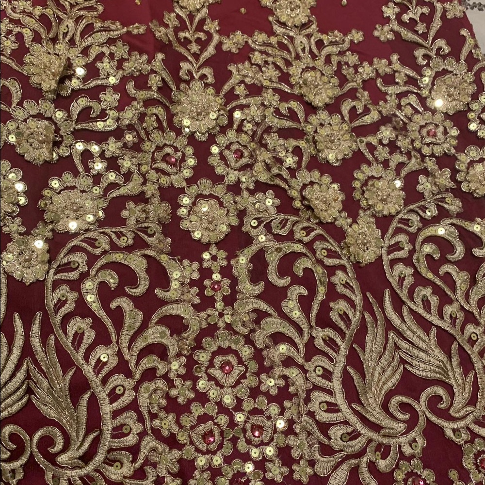 Orchid and champagne Turkish dress - Picture 6 of 8